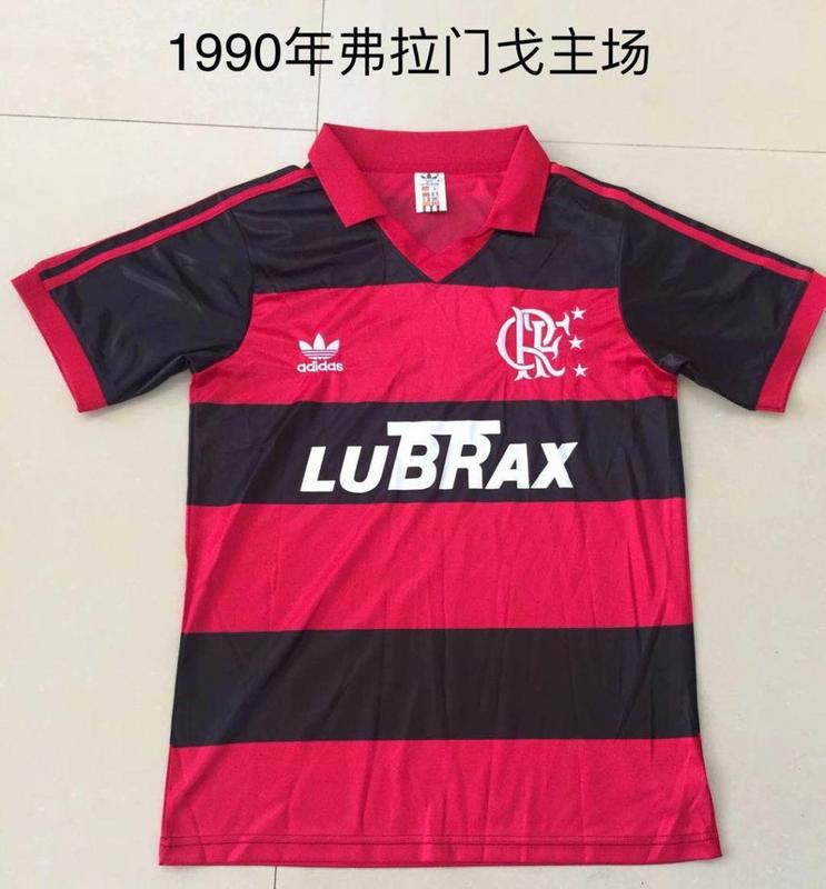 AAA Quality Flamengo 1990 Home Soccer Jersey